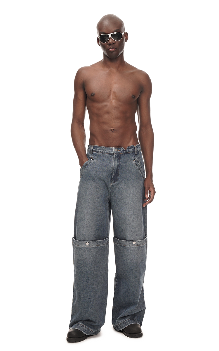 WASHED DENIM IN BLUE – SPENCER BADU
