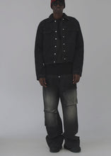 Load and play video in Gallery viewer, BLACK DENIM CARGO PANT
