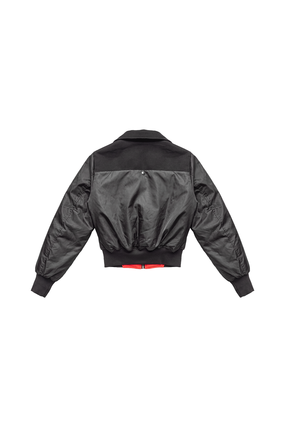 REVERSIBLE BOMBER JACKET IN BLACK