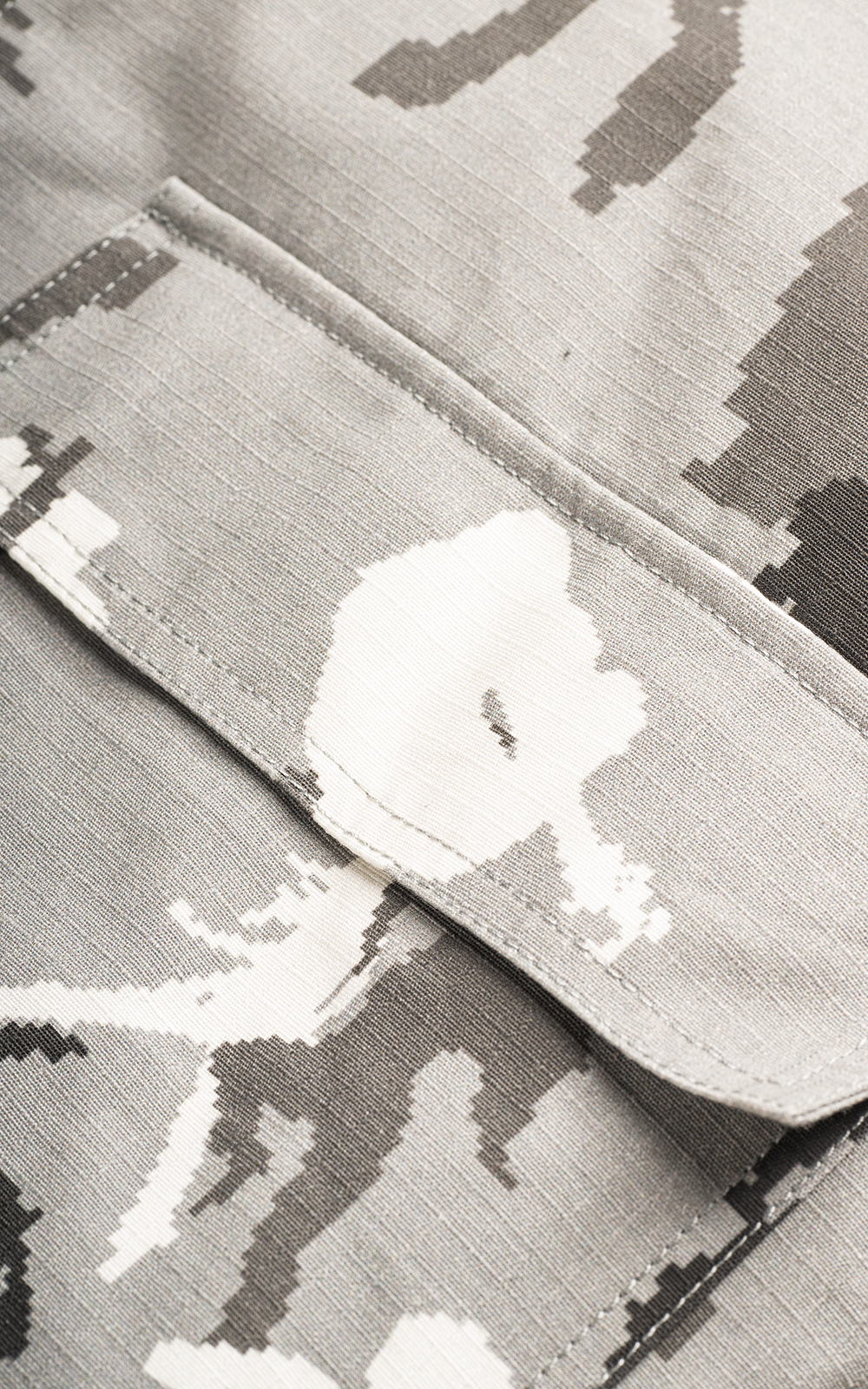 GRAY CAMO BOMBER JACKET