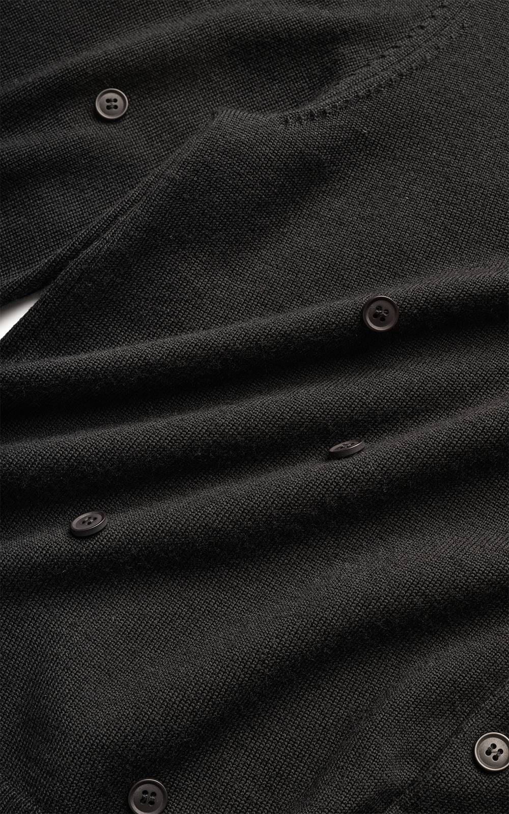 BLACK BUTTON CARDIGAN