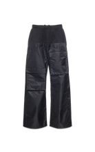 Load image into Gallery viewer, BLACK CARGO SNOW PANTS
