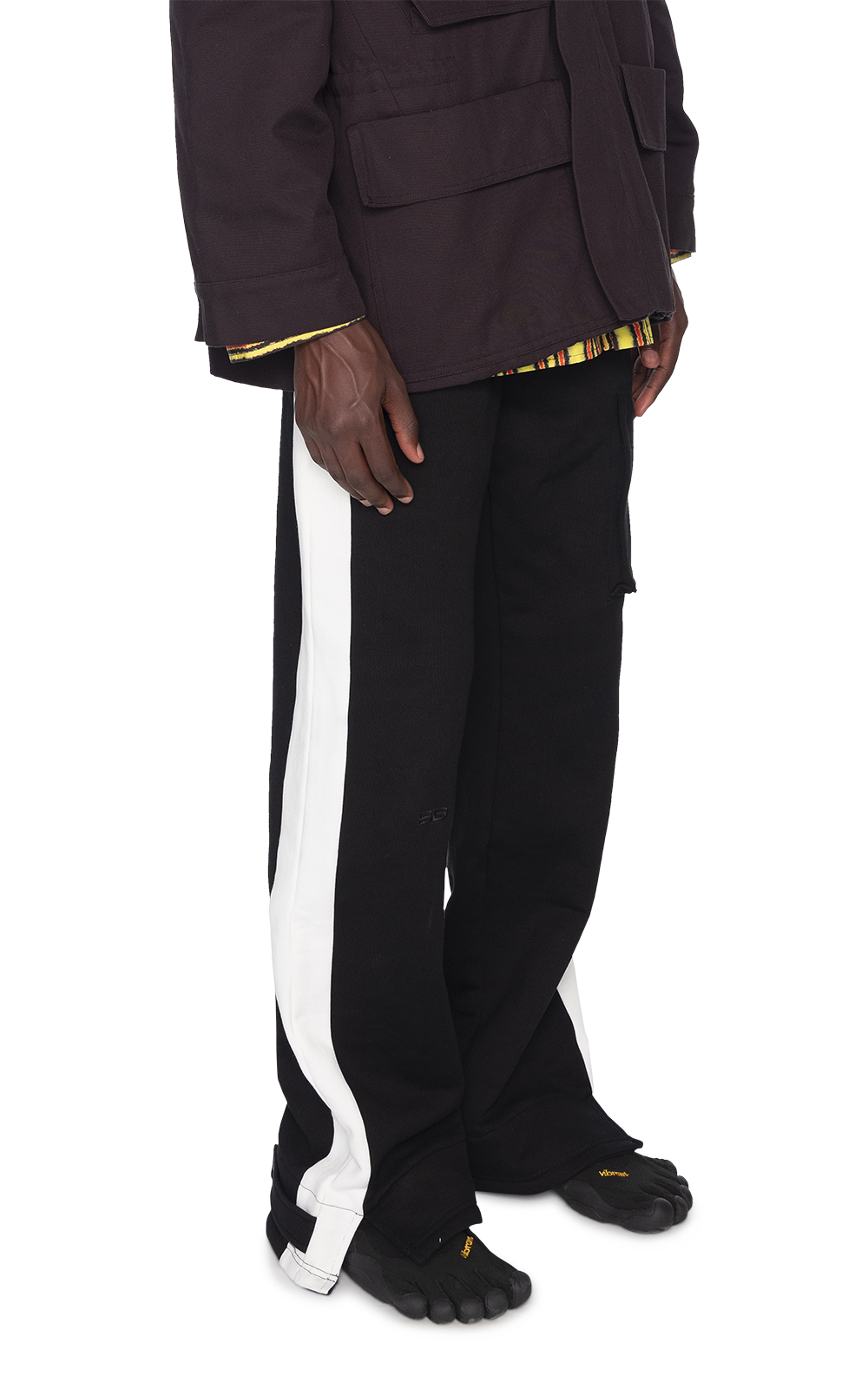 STRIPED CARGO LOUNGE PANTS IN BLACK – SPENCER BADU STRIPED CARGO LOUNGE PANTS IN BLACK – SPENCER BADU
