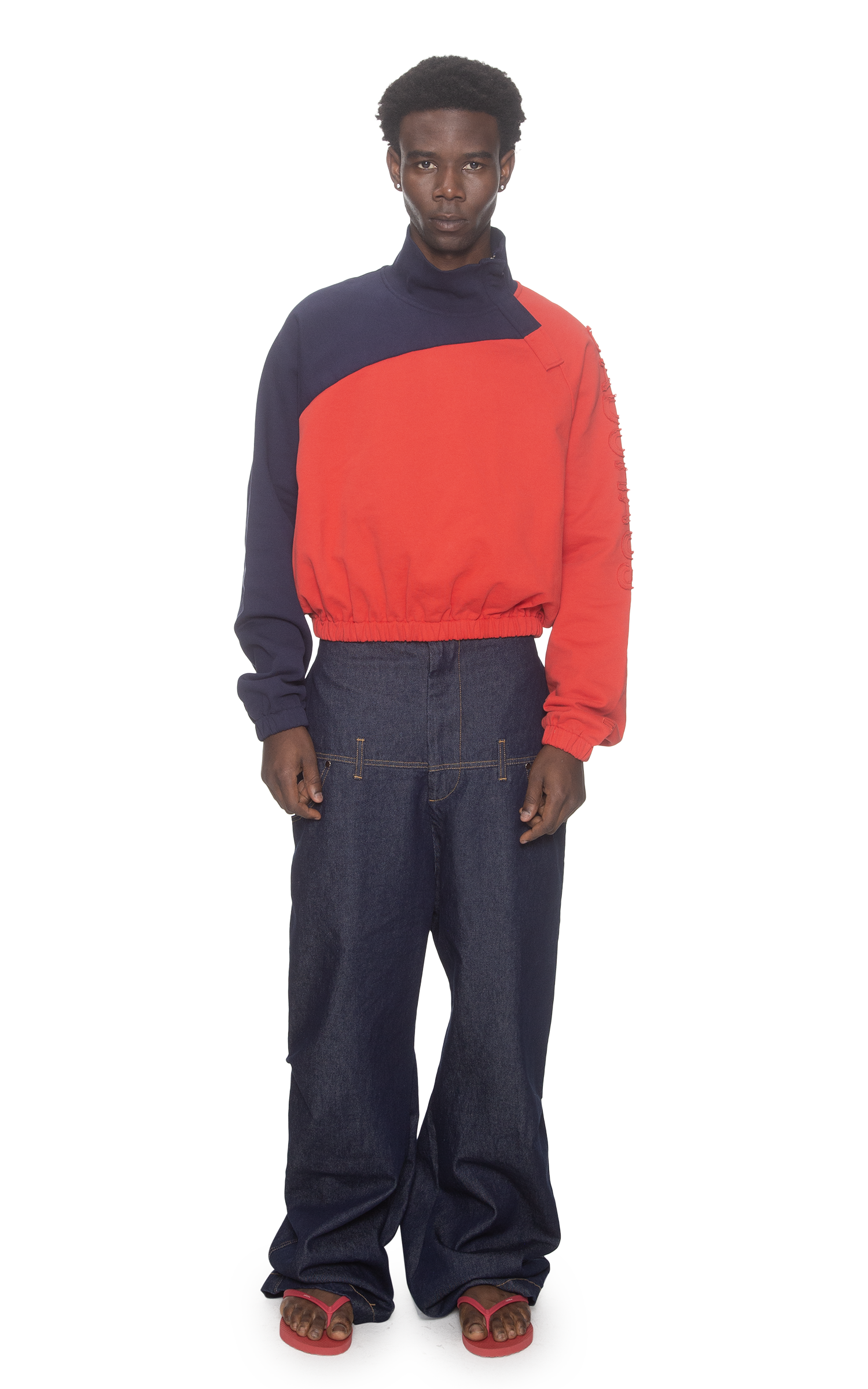SPORT PULLOVER IN RED