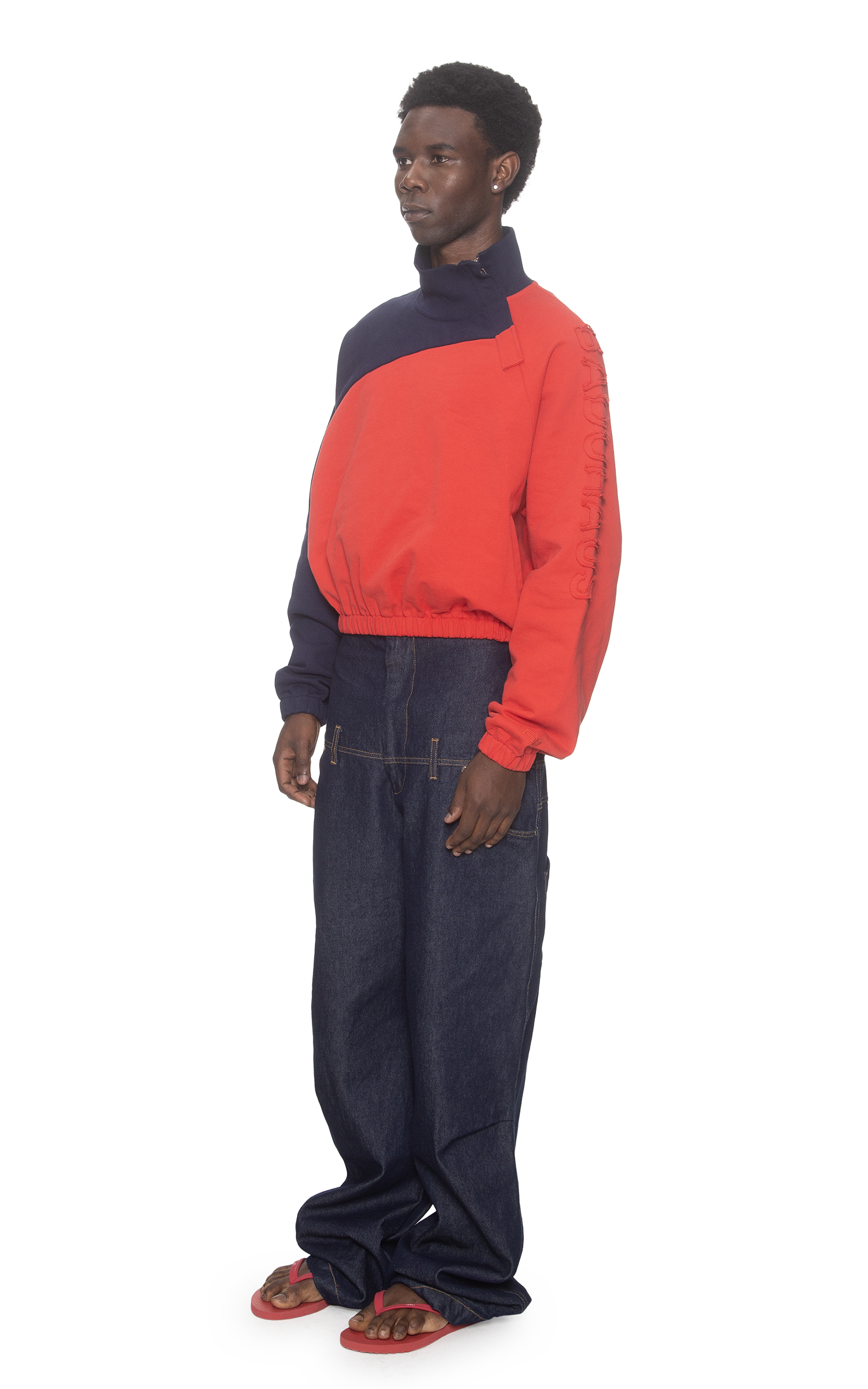 SPORT PULLOVER IN RED