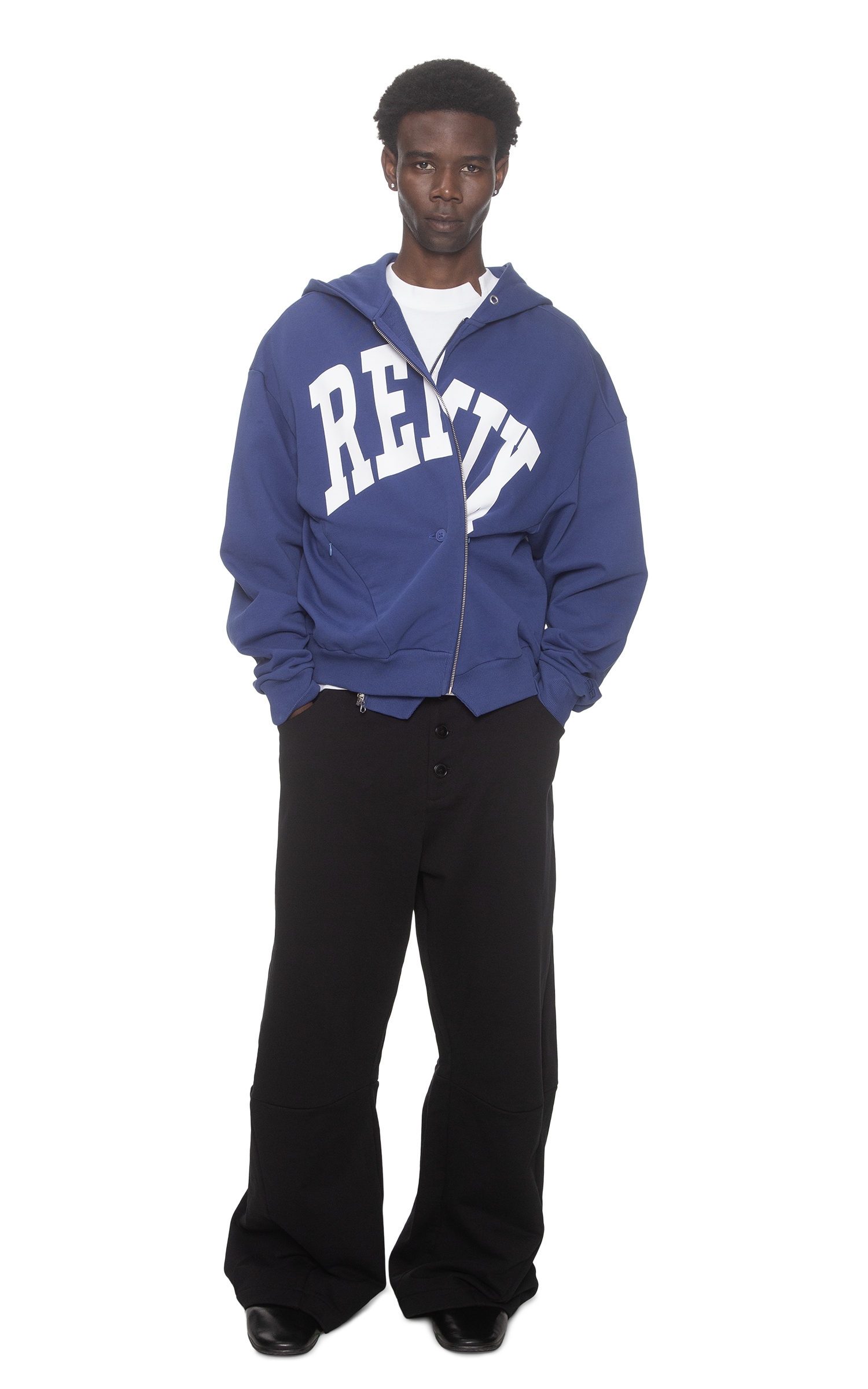 REMIX HOODIE IN BLUE