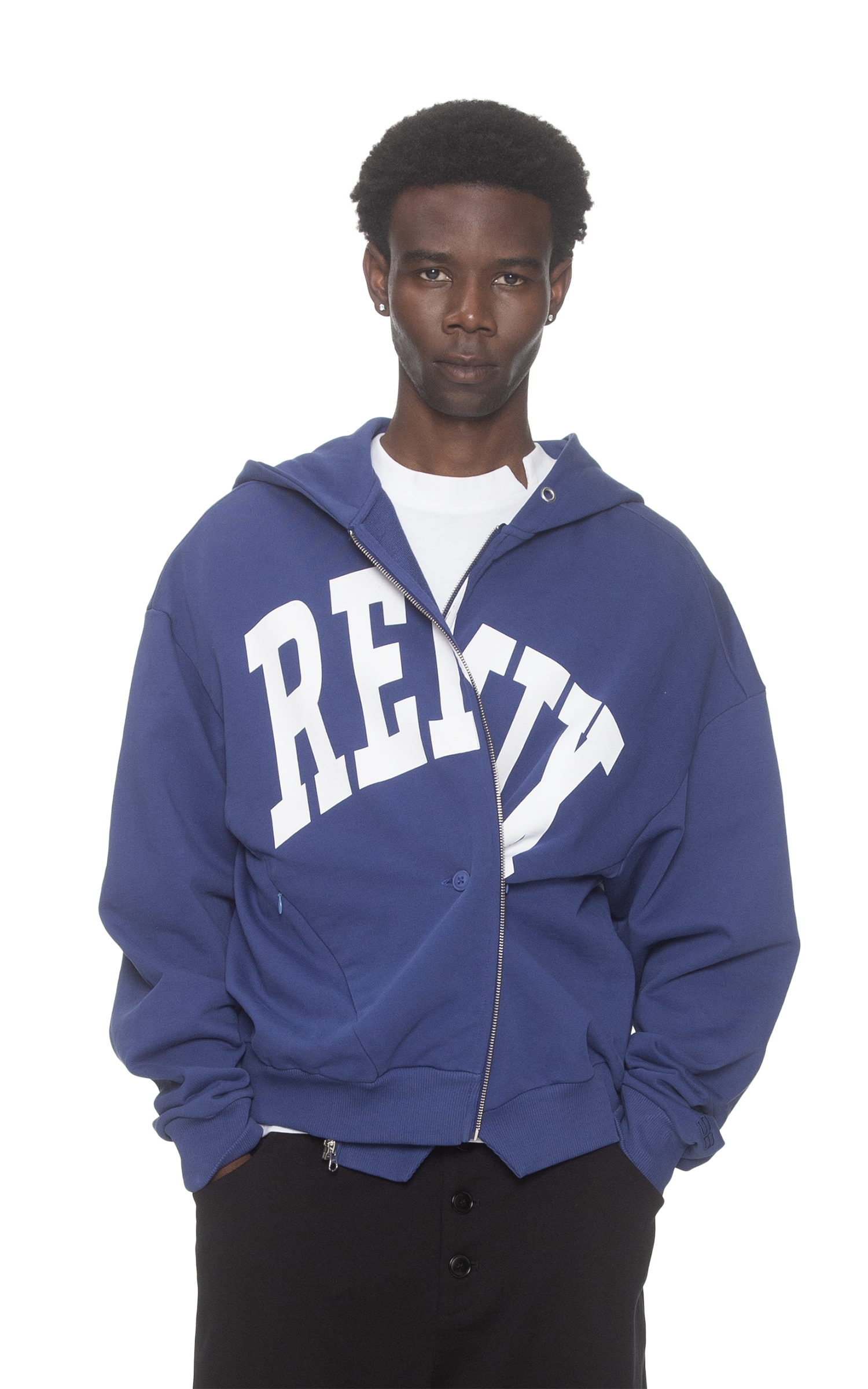 REMIX HOODIE IN BLUE