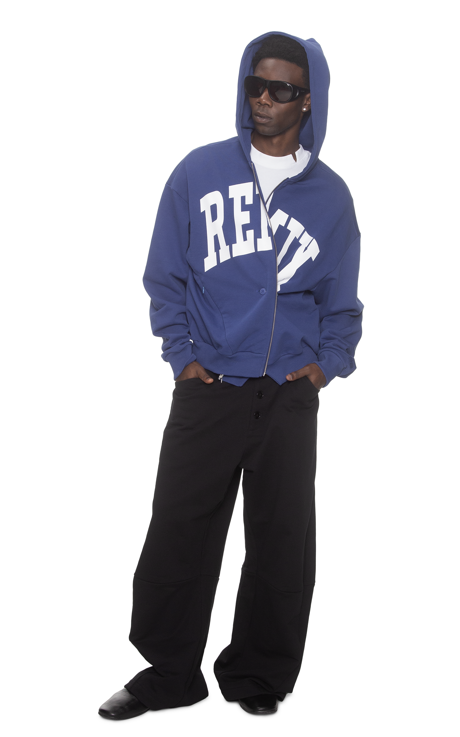 REMIX HOODIE IN BLUE