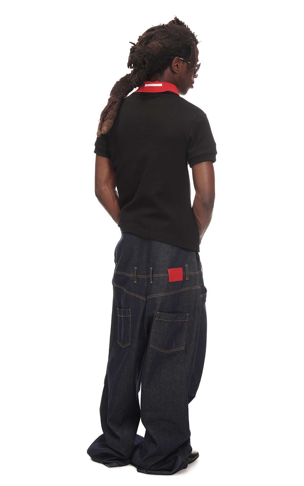 TWISTED GOLF POLO IN BLACK