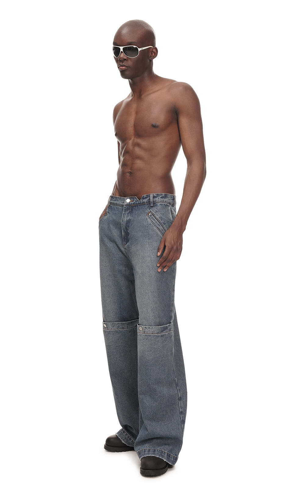 WASHED DENIM IN BLUE