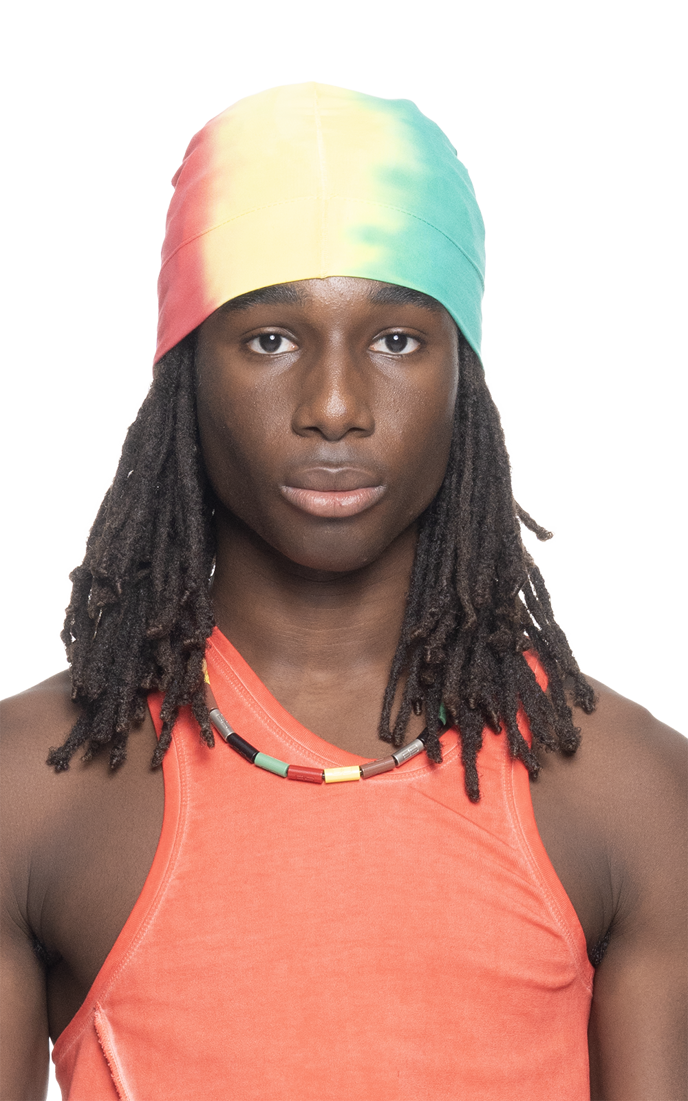 TIE DYE SKULL CAP IN GRADIENT