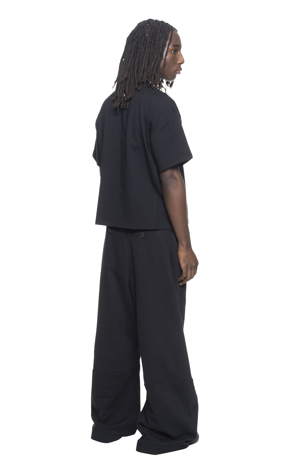 OVERSIZED BOX LOGO TEE IN BLACK