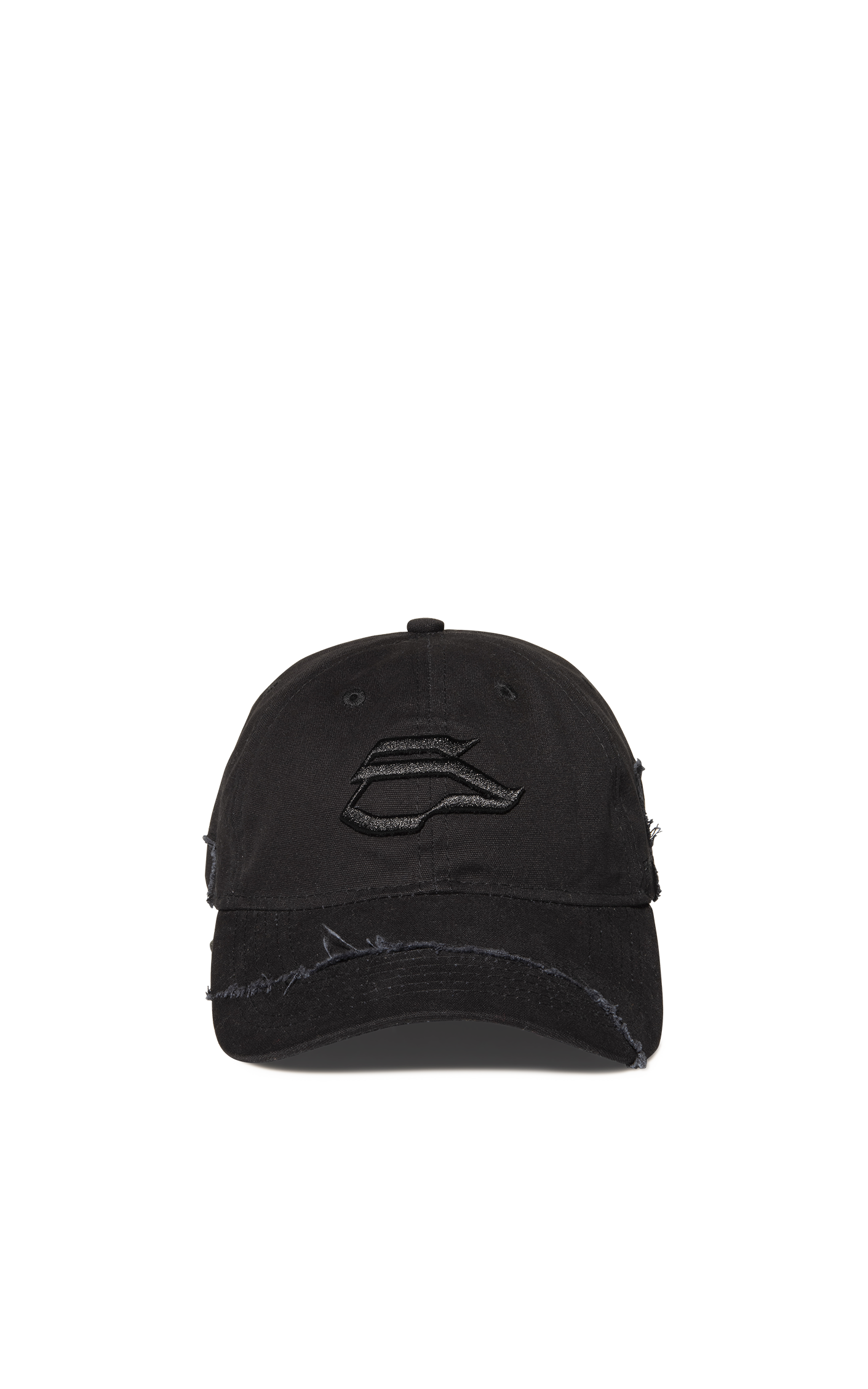 DISTRESSED BLACK CAMO  CAP