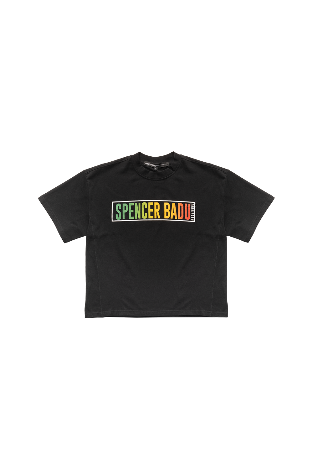 OVERSIZED BOX LOGO TEE IN BLACK