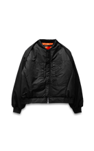 Load image into Gallery viewer, BLACK PULLEDBACK BOMBER
