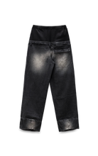Load image into Gallery viewer, BLACK DENIM CARGO PANT
