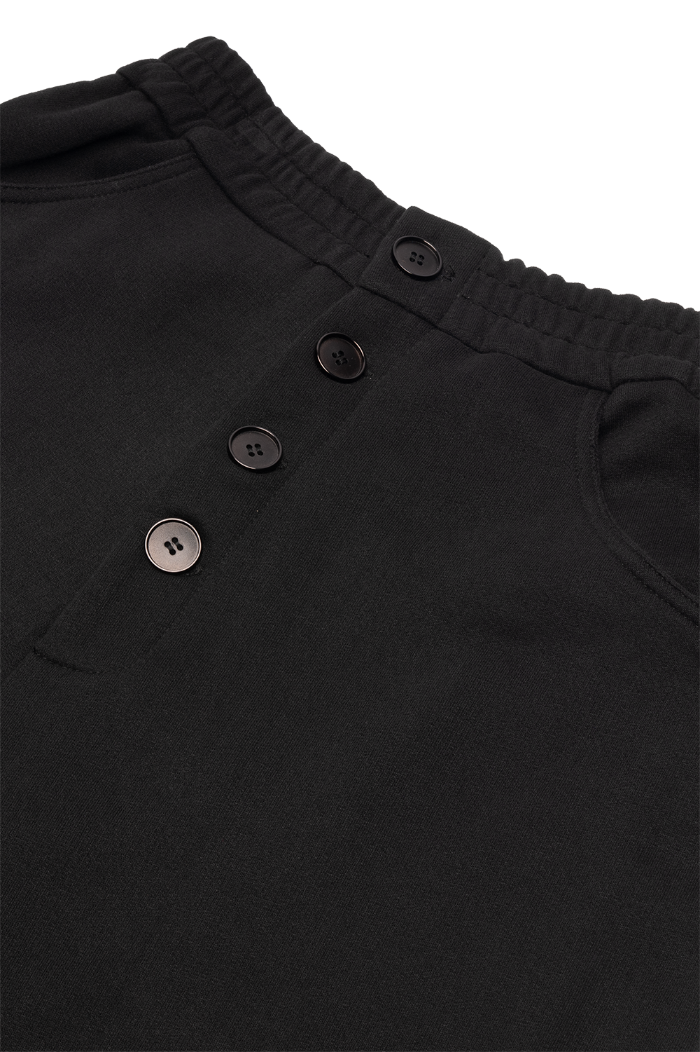 WIDE LOUNGE PANTS IN BLACK