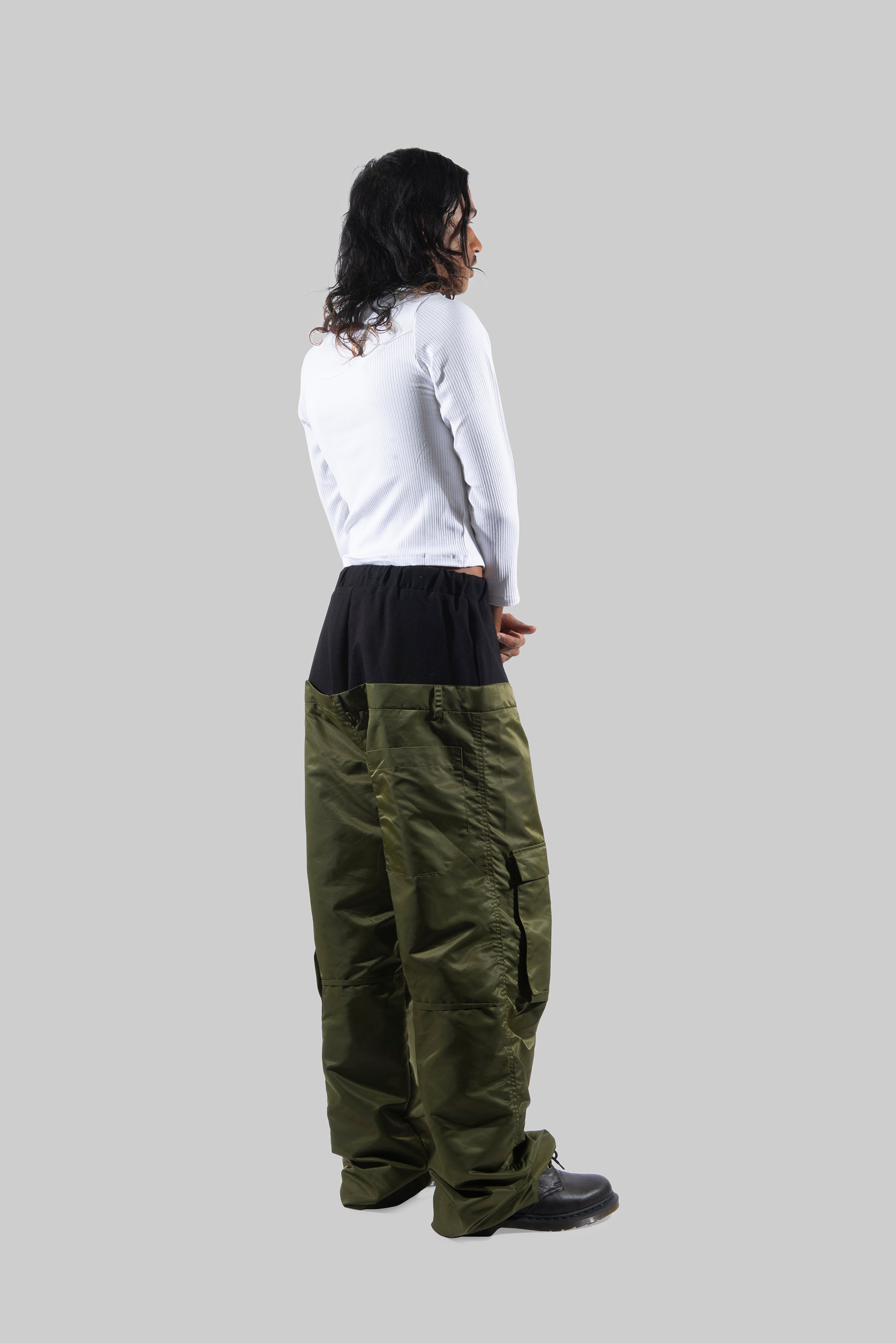 MILITARY GREEN Slim Fit Cargo Pant – ROOKIES